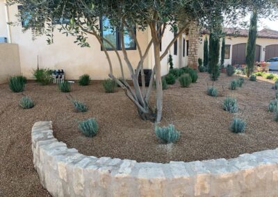Block Retaining Wall Hardscape