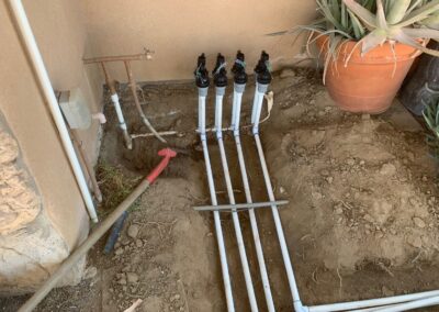 Irrigation Installation Job Site